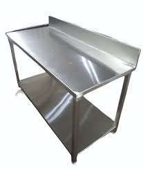 S. S. Steel Work Table With 1 Under Shelf