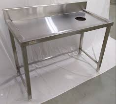 S. S. Steel Dish Landing Table