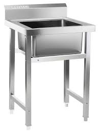 S. S. Steel Single Sink Unit